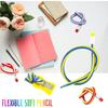 40 Pieces Flexible Soft Pencil,Soft Pencils with Eraser,Magic Bend Pencils for Kids Students Gift,School Supplies