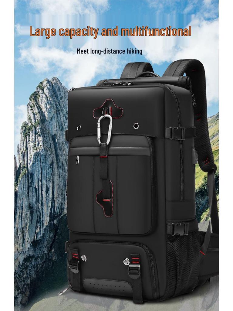 Men's Large Capacity Waterproof Travel Backpack for Mountaineering