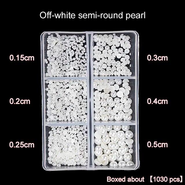 1Box Mix Sizes Ss6-ss20 Glass Non Hot Fix Rhinestone Flat Back Crystal Stone Strass Glitters Nail Diamond For DIY Garment
