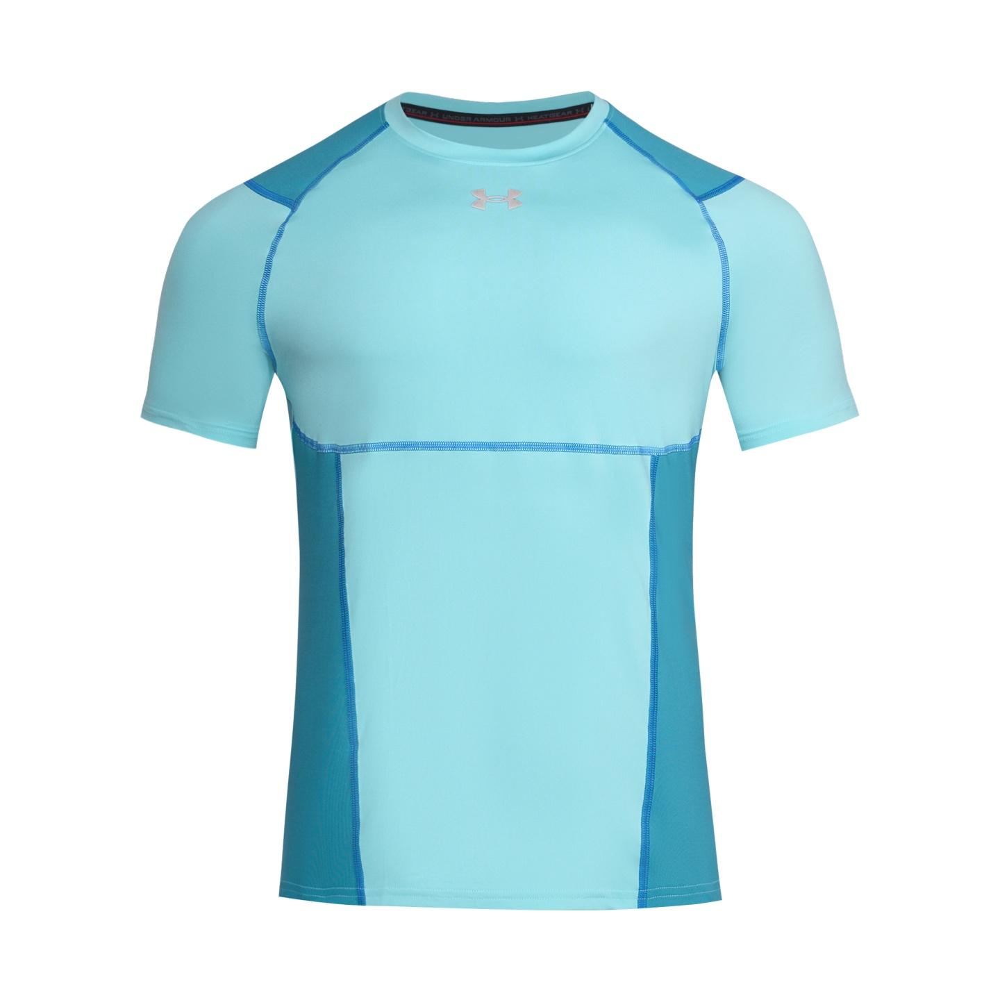 Under Armour Short Sleeved T Shirts Men s Misty Blue 6015379-425 3XL