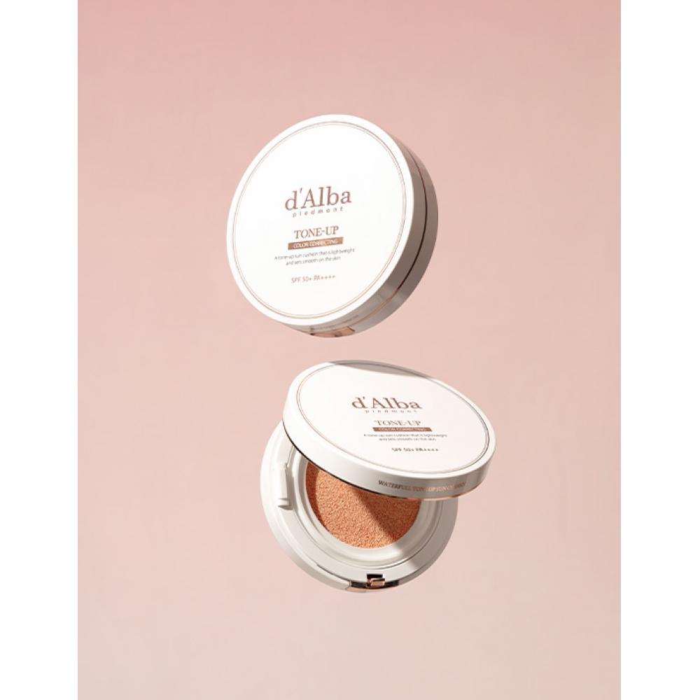 Dalba Waterful Tone Up Sun Cushion Set 15g Main Item + 15g Refill