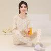 Teen Boys' Autumn Cotton Clothes Set: Thin Style Underwear and Wool Shirt for Junior High Students