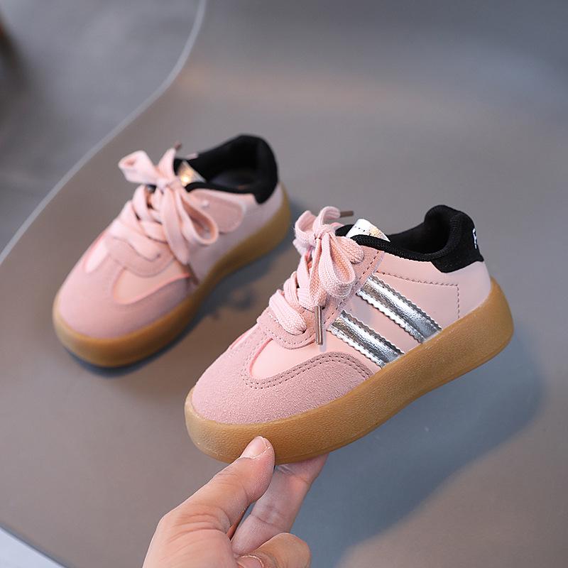 

Children s German Training Shoes: 2023 Autumn Sneakers for Boys & Girls, Korean Style Casual Board Shoes Size 21, Insole 13.5CM