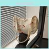 Stylish Black Pink And White Canvas Moon Bag For Trendy School Girls With Chic Appeal