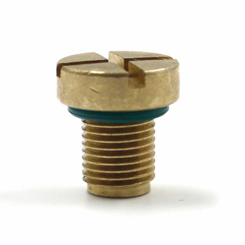 Brass Upgrade Coolant Reservoir Expansion Tank Bleeder Screw for BMW & Mini Cooper E36 E38 E39 E46 Replaces Plastic OEM