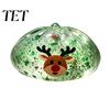 Fidget Toys for Anxiety Glitter Bun Stress Relief Toy, Soft TPR Slow Rising Sensory Christmas Durable Squeeze Toy Relief, Holiday Gifts Adults Kids