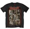 Slipknot-New Masks with Back print-Black T-shirt
