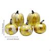8 Pieces Assorted Artificial Pumpkins Decorative with Faux Pumpkin Decor for