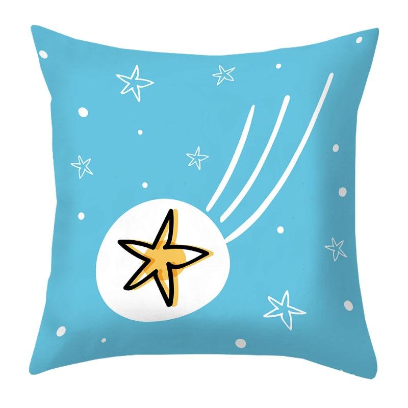 Space Alien UFO Pillowcase Dormitory Decoration Office Living Room Sofa Home Pillowcase