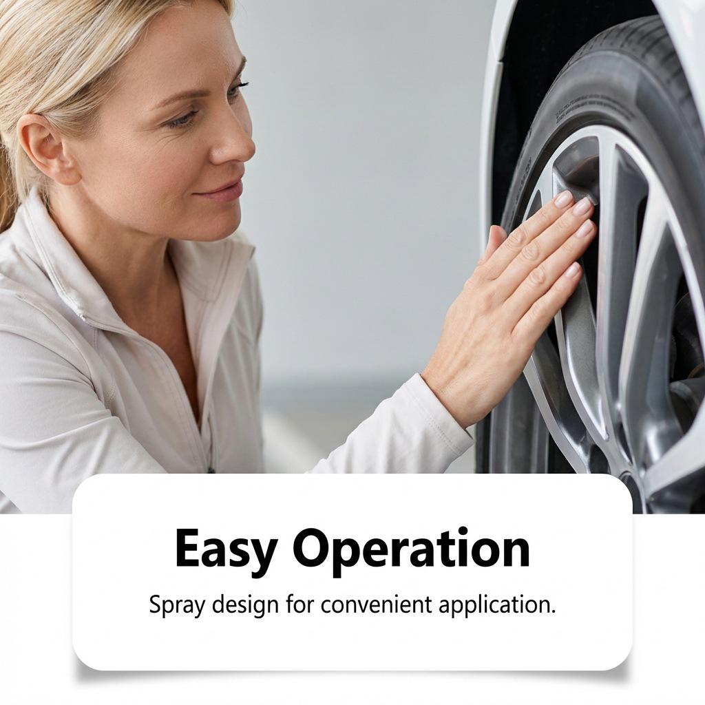 RAYHONG Car Wheel Rust Remover - Cleans and Renews Wheels by Eliminating Iron Powder and Rust Stains