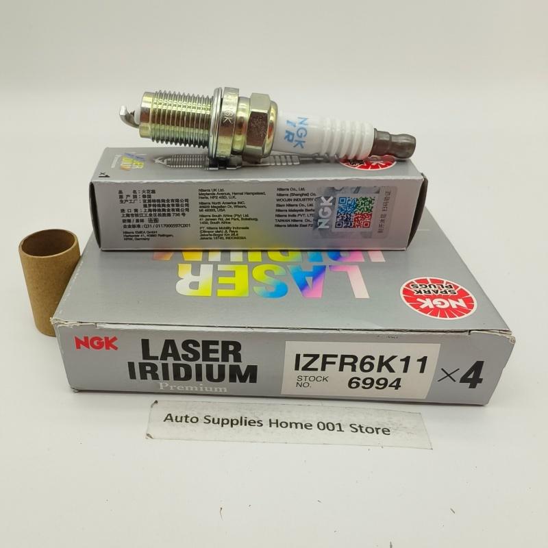 4-6Pcs Original  IZFR6K11 6994 New Laser Iridium Platinum Spark Plug For HondaFit CR-V Odyssey 2.4L Acura MDX RL 3.7L TL 3.2L