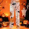 Women's Pajama Pants with Drawstring Halloween Print Relaxed Fit for Casual