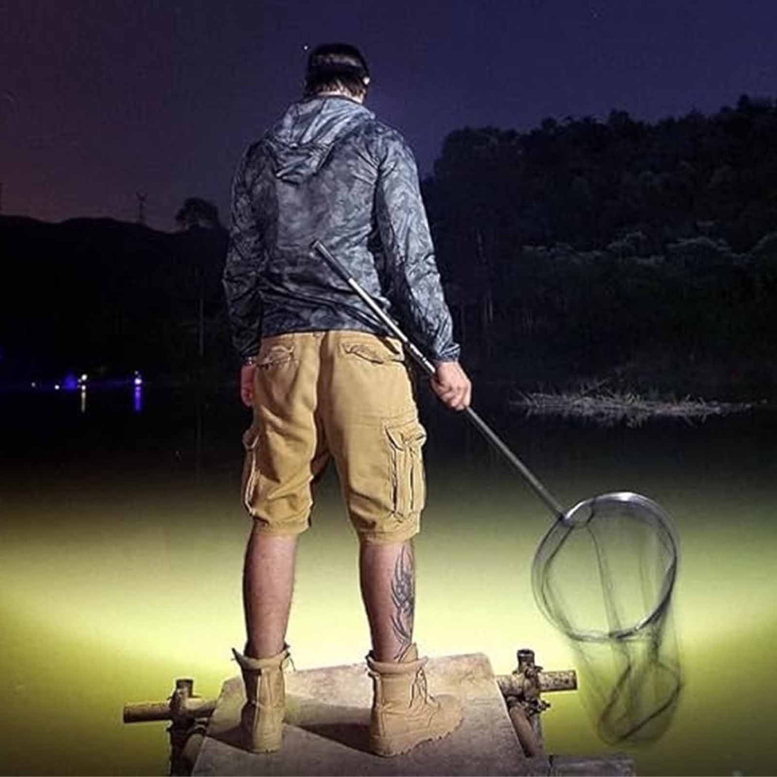 

Rechargeable LED Headlamp – Strong Headlight for Cycling, Camping & Outdoor Fishing, Ultra-Long Battery Life One Size чёрный
