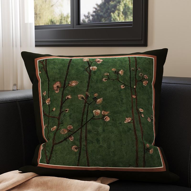 Designer Throw Pillow Modern Body Pillow Retro High-End Home Decorative Back Cushion for Living Room Sofa Bedroom Bed 45x45cm