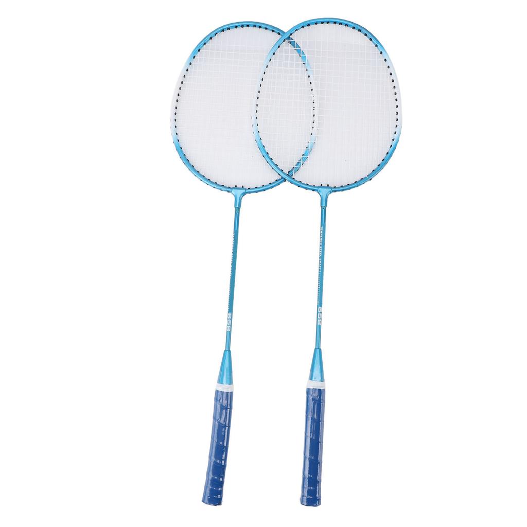 Badminton Set Iron Alloy Incrsed Ar Shock Absorption Lightweight Badminton Racket Set for Beginner Children Adults