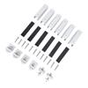 Solar Panel Mounting Bracket Kits Aluminum Alloy Flat Roof Solar Panel Mounting Brackets End Clamps