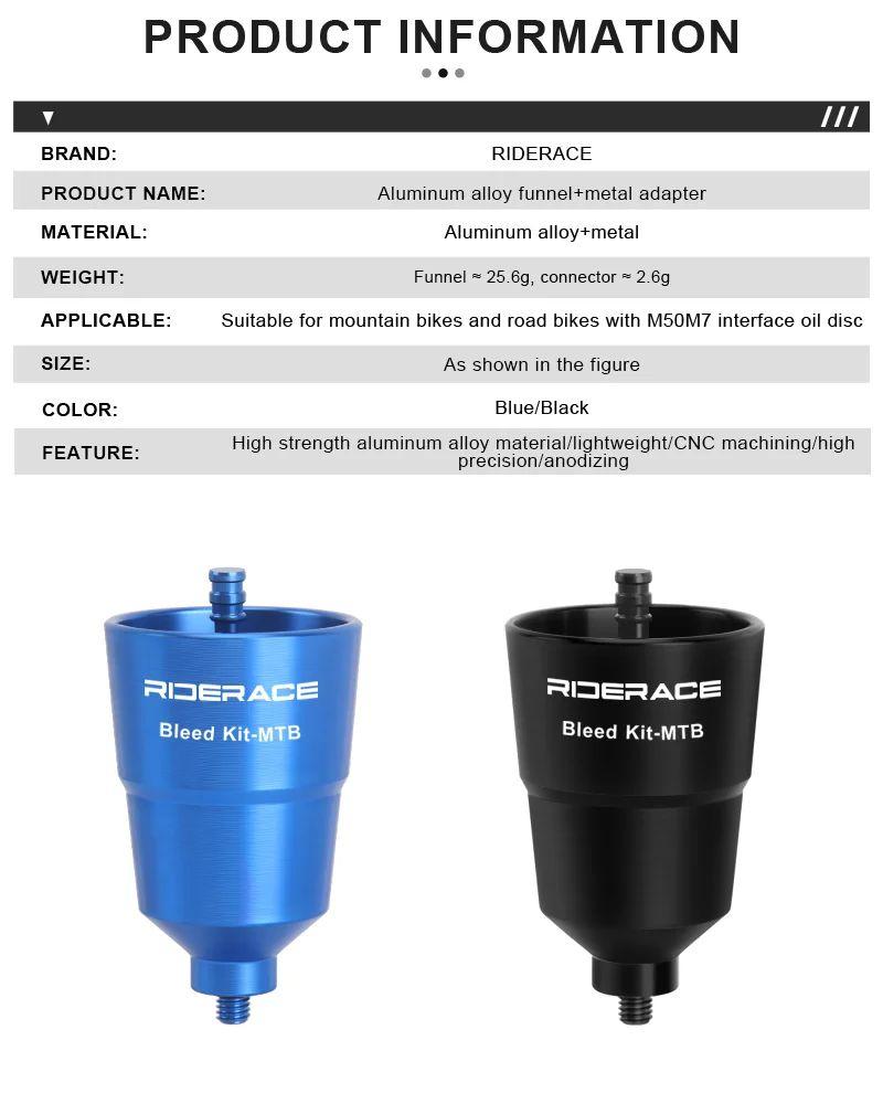 Bicycle Disc Brake Bleed Kit MTB Road Bike Disc Brake Oiling Tool Funnel Bleed Adapter Kit Cycling Repair Tools For Shimano