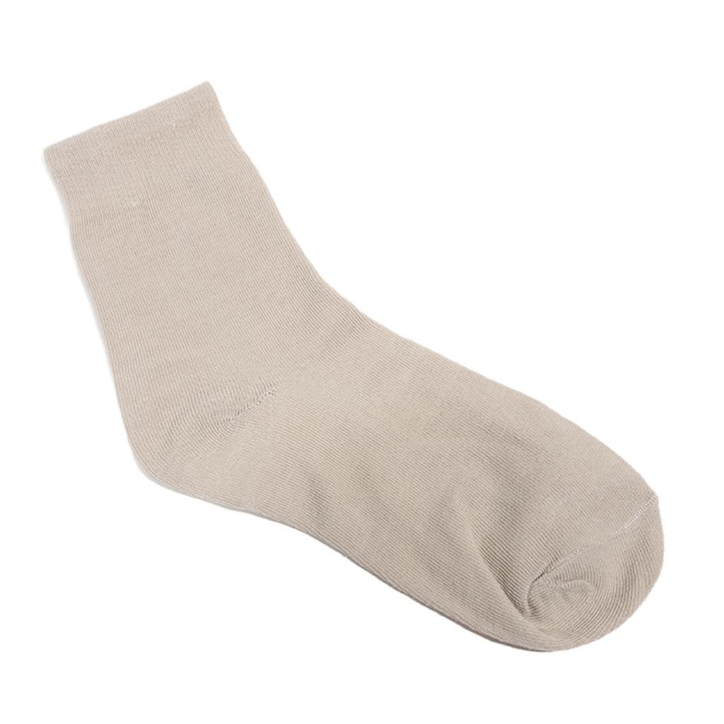Women Mid Tube Socks Solid Casual Fashion Polyester Crew Socks Soft Elastic Breathable Sweat Absorbing Sports Socks Girls 4 Seasons Universal