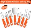 7pcs Halloween Pumpkin Carving Kit Tools Stainless Steel Pumpkin Carving Set Premium Heavy Duty Carving Set DIY Carving Tools