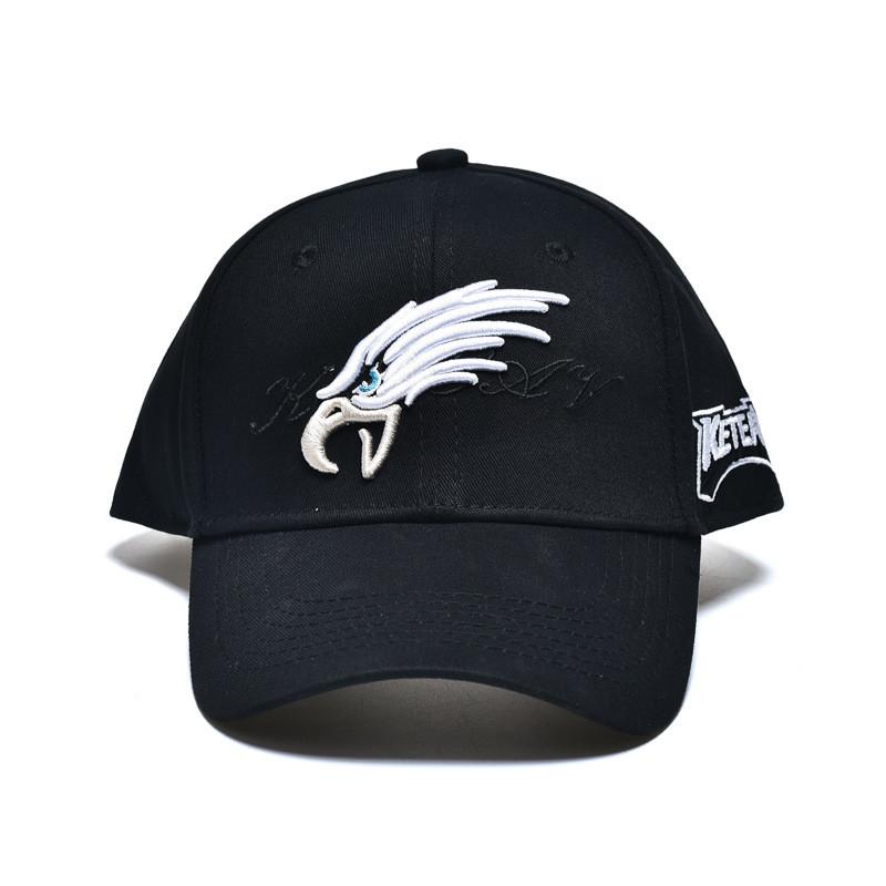 Old Eagle Embroidered Baseball Cap With Sun Protection And Breathable Cotton For Casual Wear