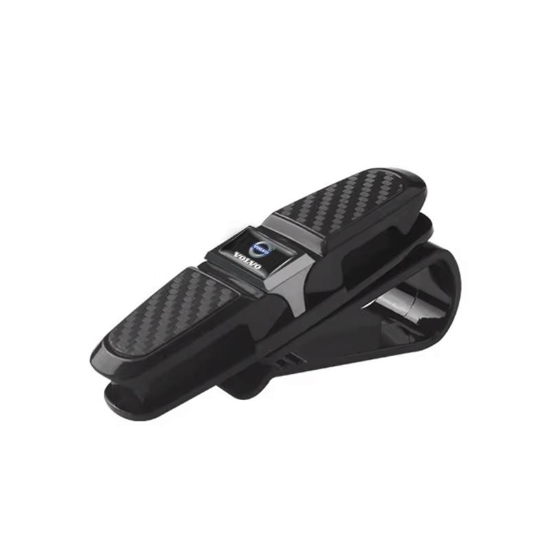 

For Volvo XC90 XC60 V50 S60 V70 V60 V40 S90 olestar AWD XC40 S80 T6 V90 Car Sun Visor Sunglasses Clip ABS Glasses Clamp Holder