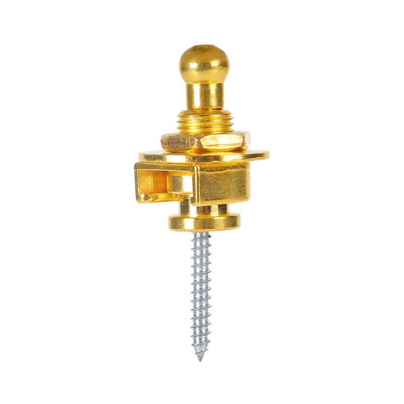 Selbstsichernder Rutschfester Metallgitarrengurt-Knopfstift