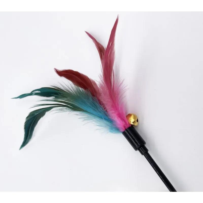 Swinging Spring Cat-teasing Stick Suction Cup Spring Cat-teasing Toy Vocal Bell Cat-teasing Interactive Toy Cat Supplies