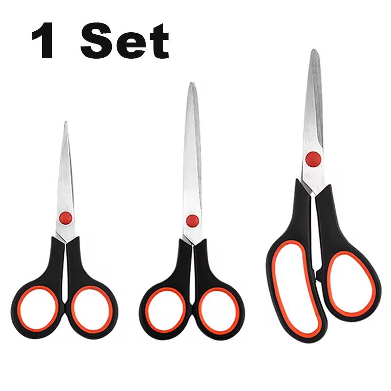 1/3/5 Set Stainless Steel Sewing Scissors Professional Tailor Scissors Student Diary Stationery Office School Student Supplies