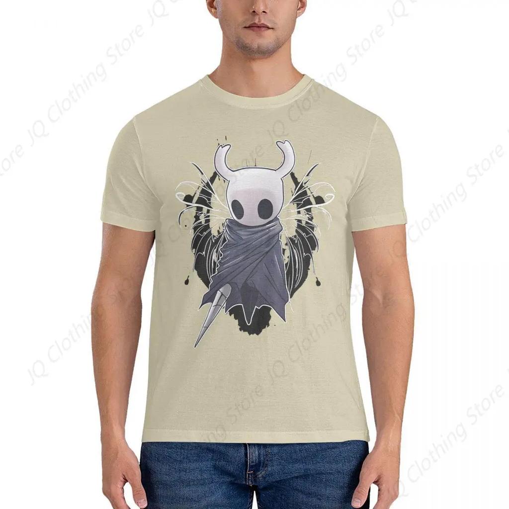 Alone Men T Shirt The Hollow Knight Awesome Tee Shirt Short Sleeve Crew Neck T-Shirts Pure Cotton New Arrival Tops