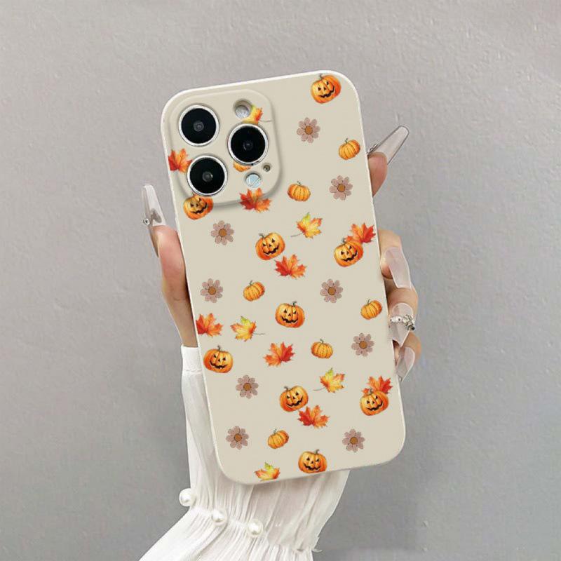 Applicable to Apple 17promax mobile phone case Halloween pattern iPhone17/16/1514 new 12/X