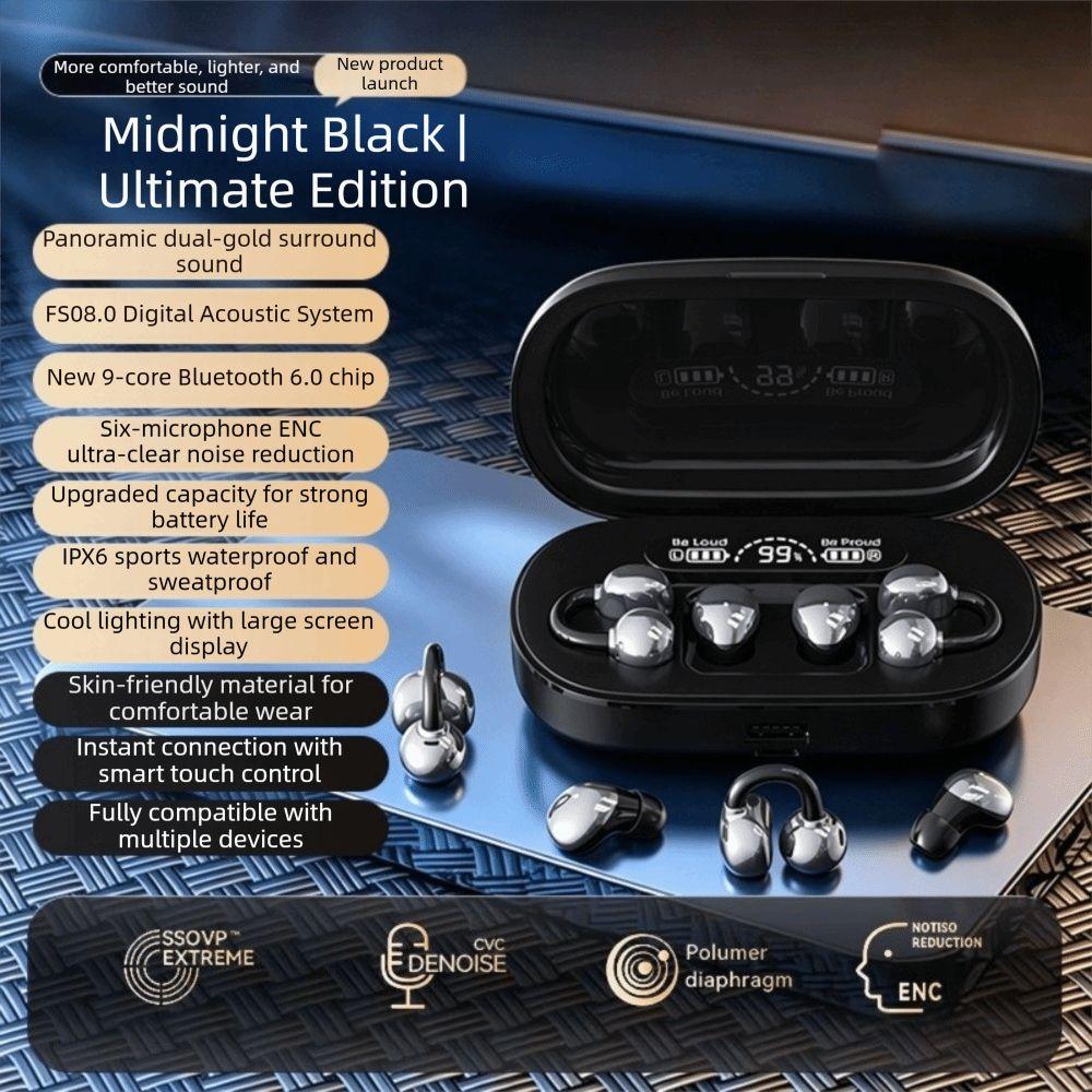 Low-delay Wireless Bluetooth Headphone HiFi In-ear Earbuds Wireless Sleep Earphones Sports
