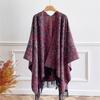 Luxury Paisley Print Square Scarf Vintage Imitation Silk Shawl Scarf Women Windproof Outdoor Head Wrap Poncho Stoles 130*150cm