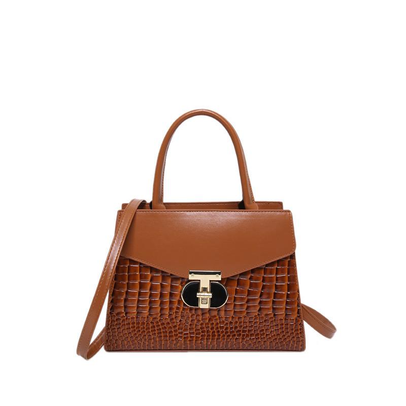 Stylish Vintage Shoulder Bag With Unique Design For Casual Everyday Use In Black White Pink Brown Green Red