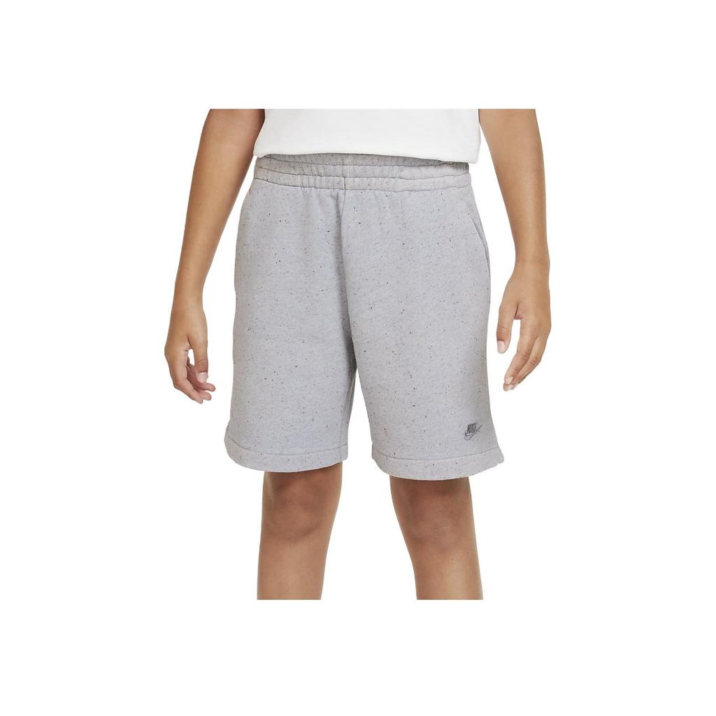 Nike Sportswear Icon Fleece Casual Straight Shorts Kids Bottoms Grey DQ8886-472