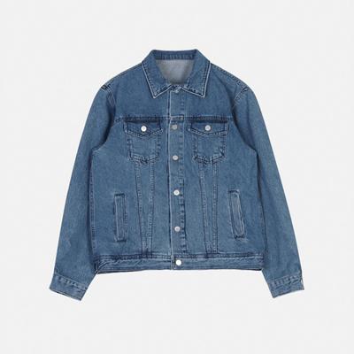 Men's Autumn New Denim Jacket Korean Style Trendy Loose Jacket Clothes Work Jacket