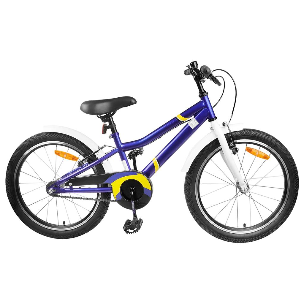 Kids  Bike 18 Inch for Ages 5 7 Blue & White