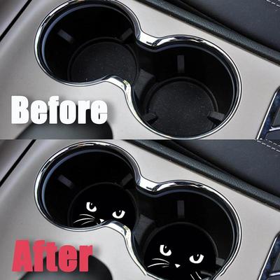 Car Drink Coaster Anti-Slip Cup Holder Mat Creative Car Cup Holder Insert Coaster Cool Car Interior Accessories Car Decor