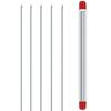 20Cm Core 5 Buckets Stainless Steel Through Earthworm Air Needle Stainless Steel Bait On Fishing Gear Accessories
