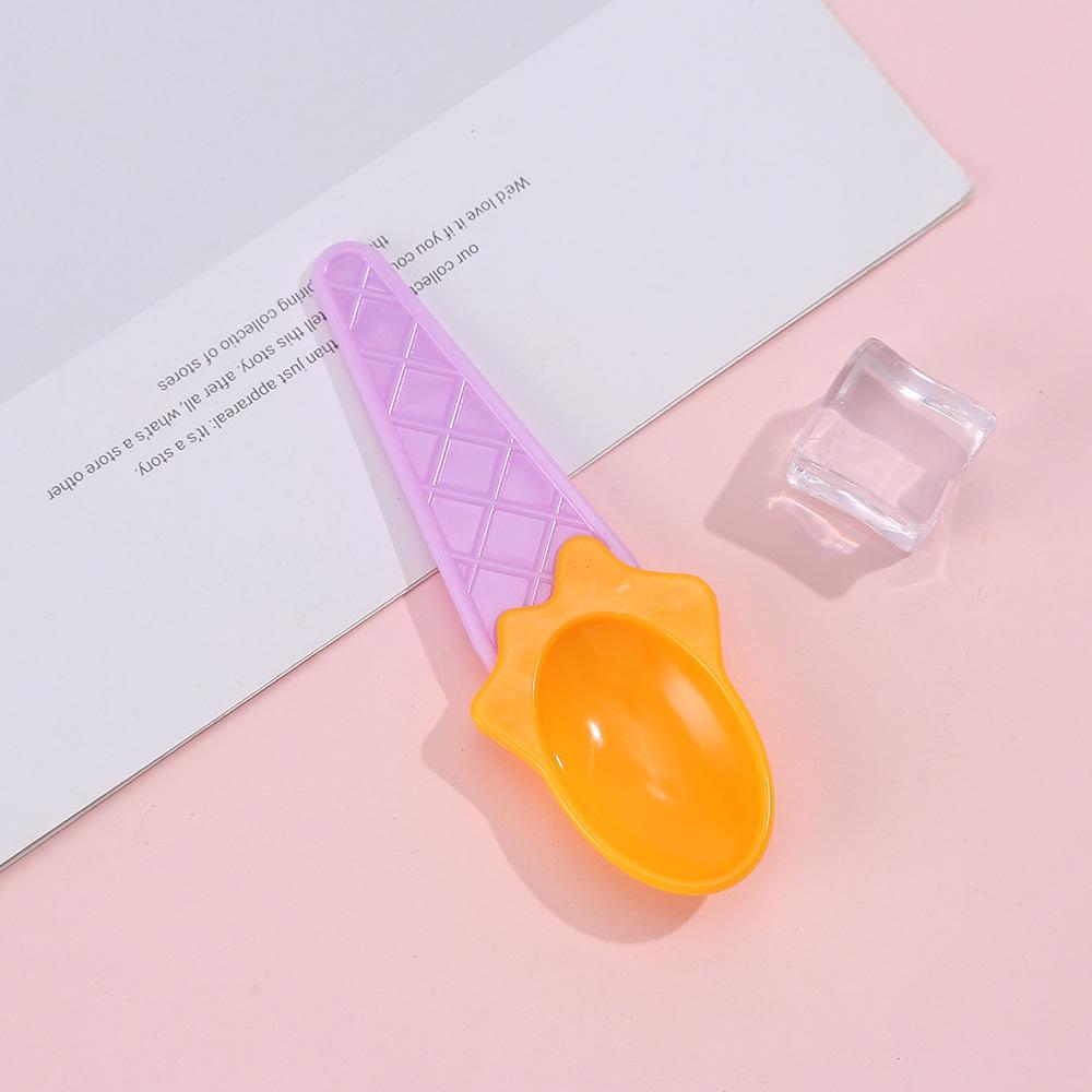 2/4PCS Plastic Bowl Great For Ice Cream Party Reusable Kids Cake Plastic Scoop Ice Cream Accessories Dessert Scoop Tableware