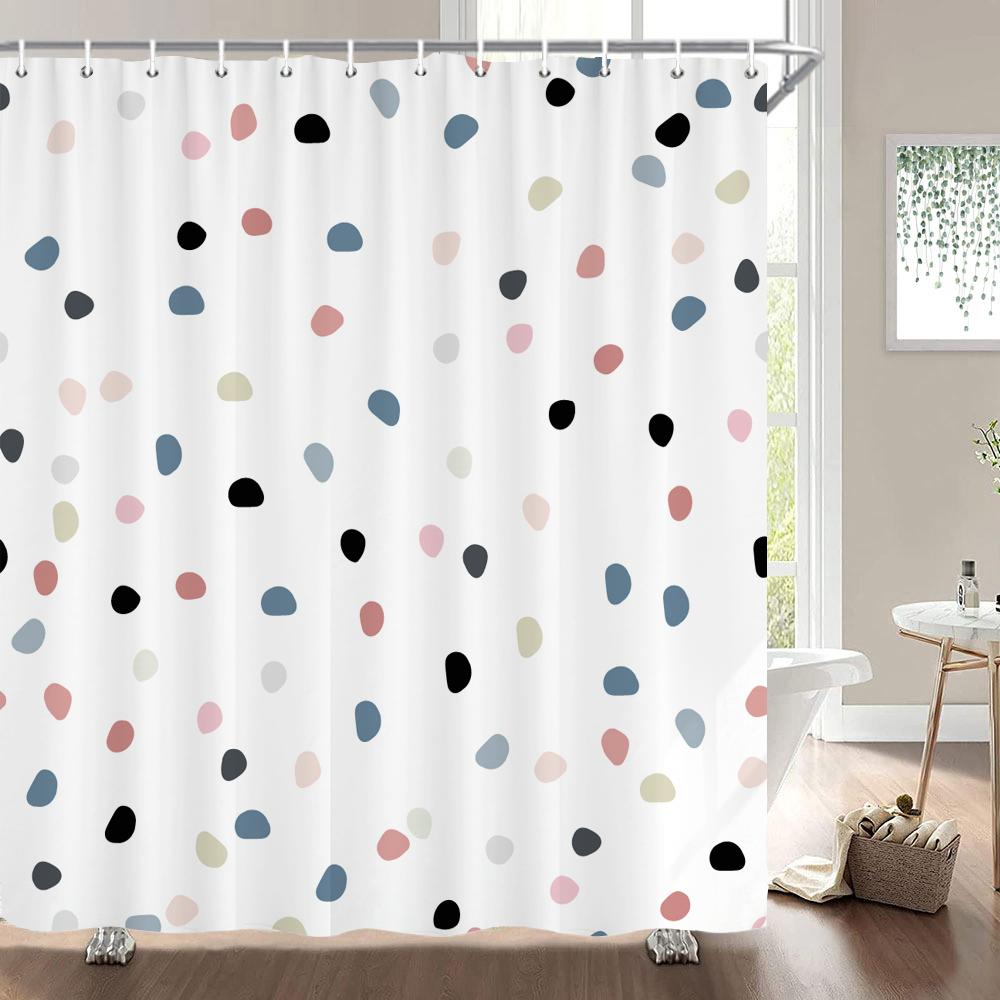 1 pack Children's cartoon style polyester shower curtain waterproof cloth bathroom partition curtain home decorative curtain