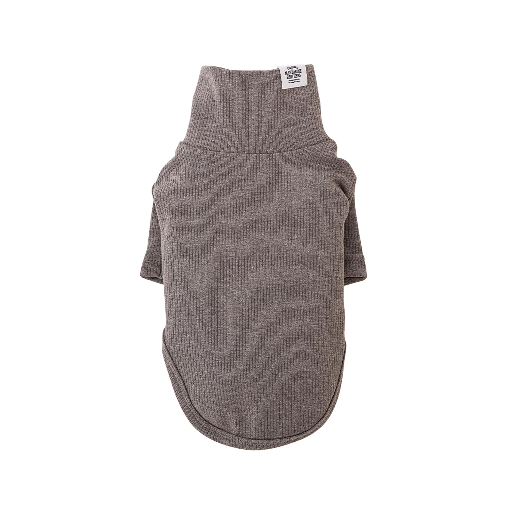 

MANDARINE BROTHERS Basic Rib BASIC RIB Одежда для собак с рукавами Футболка ФУТБОЛКА (СЕРЫЙ, XS)