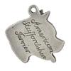 American Staffordshire Terrier, Amstaff I - Silver-plated Key Ring with a Dog In a Gift Box, Handbag Decoration, Backpack Pendant by Art-Dog Brand