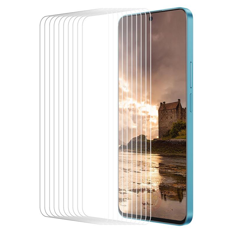 

ENKAY HAT PRINCE 10Pcs For Oppo A2 Tempered Glass Anti-explosion Clear High Aluminum-silicon Glass Film As Shown A