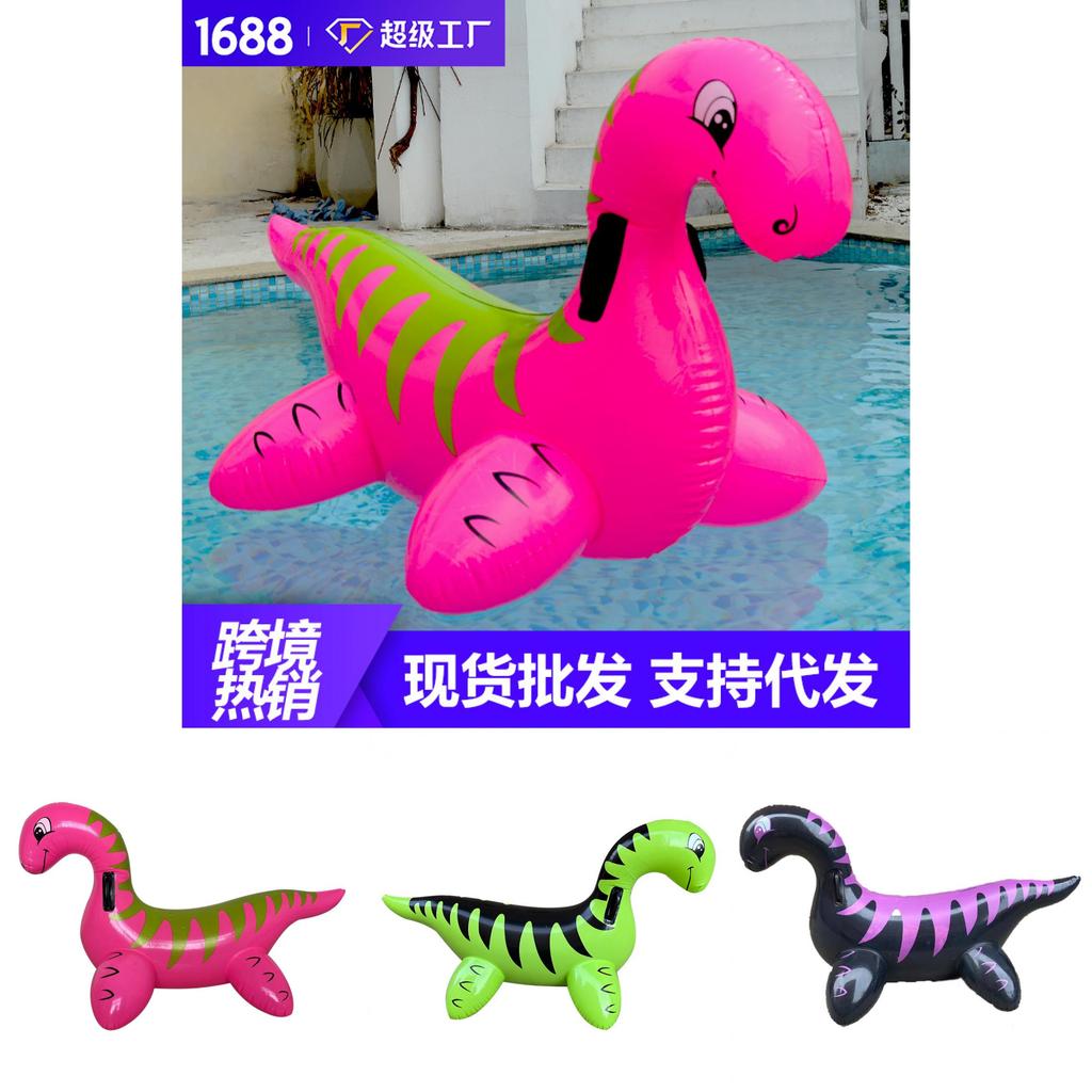 Nadmuchiwana Zabawka Wodna Dinozaur do Pływania dla Dzieci Grube PCV Pływająca Tratwa Zabawka dla Małych Pływaków