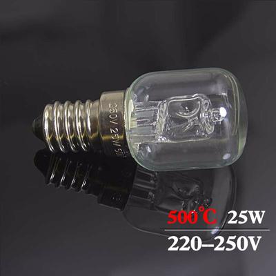 Oven Light 220V 25W High Temperature Resistant 500 Degree E14 Small Screw Mouth