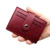 Luxury Small Men'S Credit Id Card Holder Wallet Male Slim Leather Wallet With Coin Pocket Brand Designer Purse For Men Women