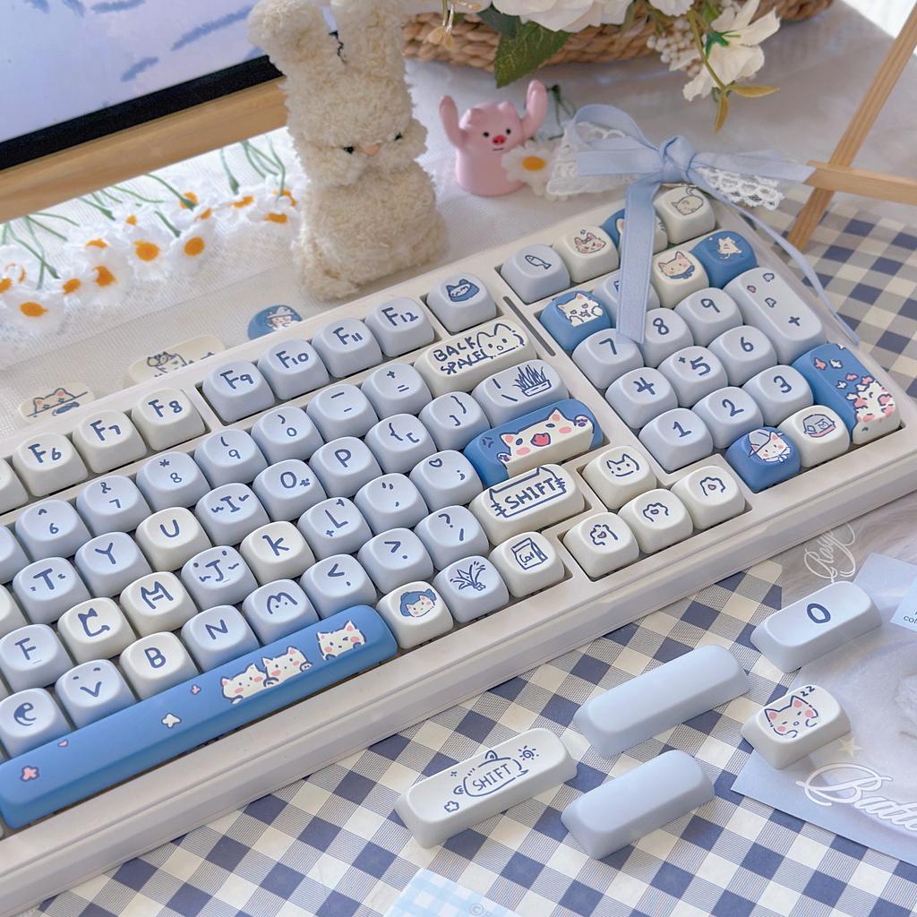 Kirsche MOA Süßes Kätzchen Schlüsselabdeckung Kit 95/114/118 Schlüssel HI75 HI8 68 F99 104 64 Wooting Mechanische Tastatur