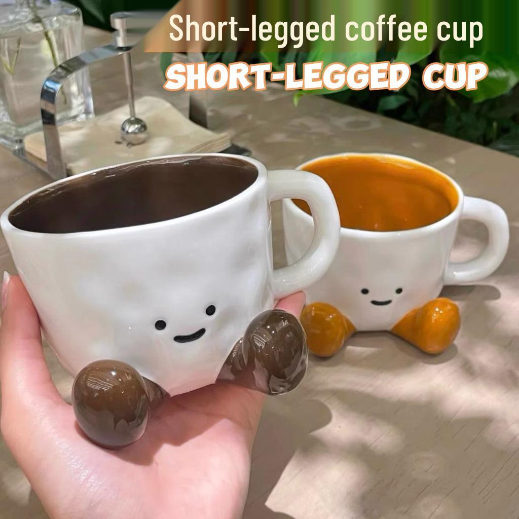 Ceramic Footprint Mug - Cute Gift for Girls, Couples, Best Friends & Home.