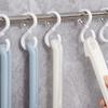 Plastic Closet Hook Transparent Storage Organizer Durable Storage Hook  Kitchen