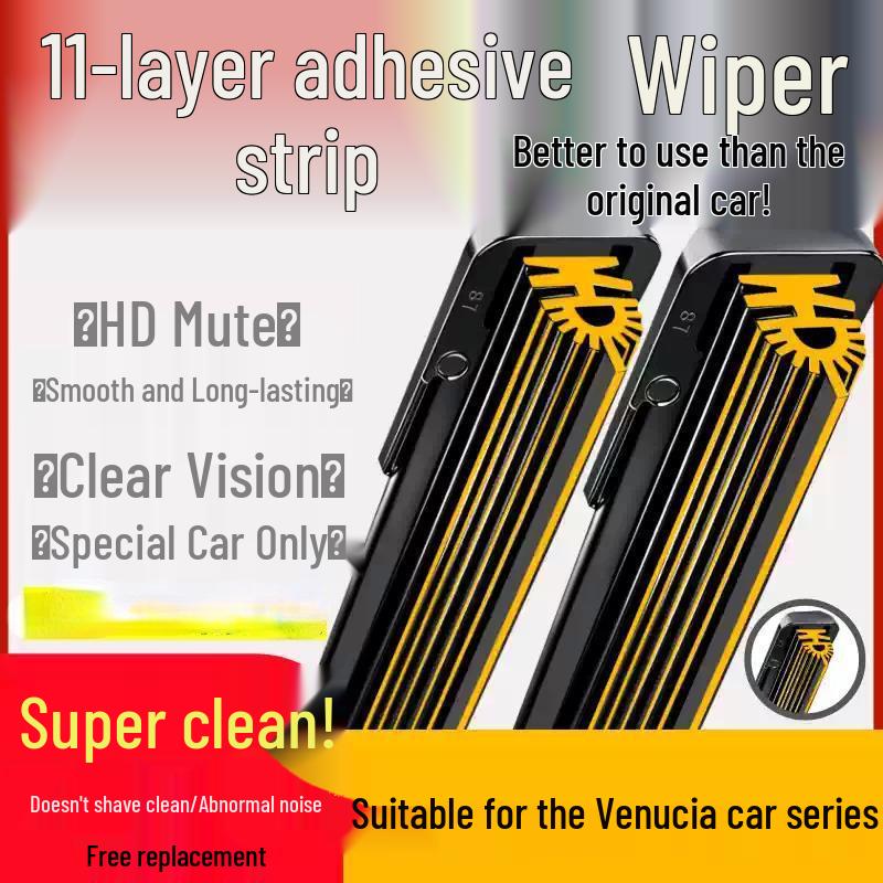 11 November Adhesive Strip for Venucia R50 D50 D60 T70 X, Original Frameless R30 E30 M50 V Wipers